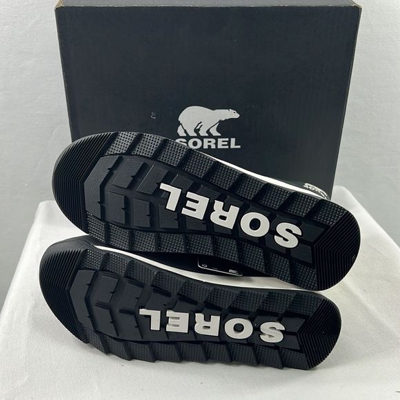 Sorel Youth Whitney II Short Lace Winter Boot Jet Sea Salt size 5 - Picture 6 of 7